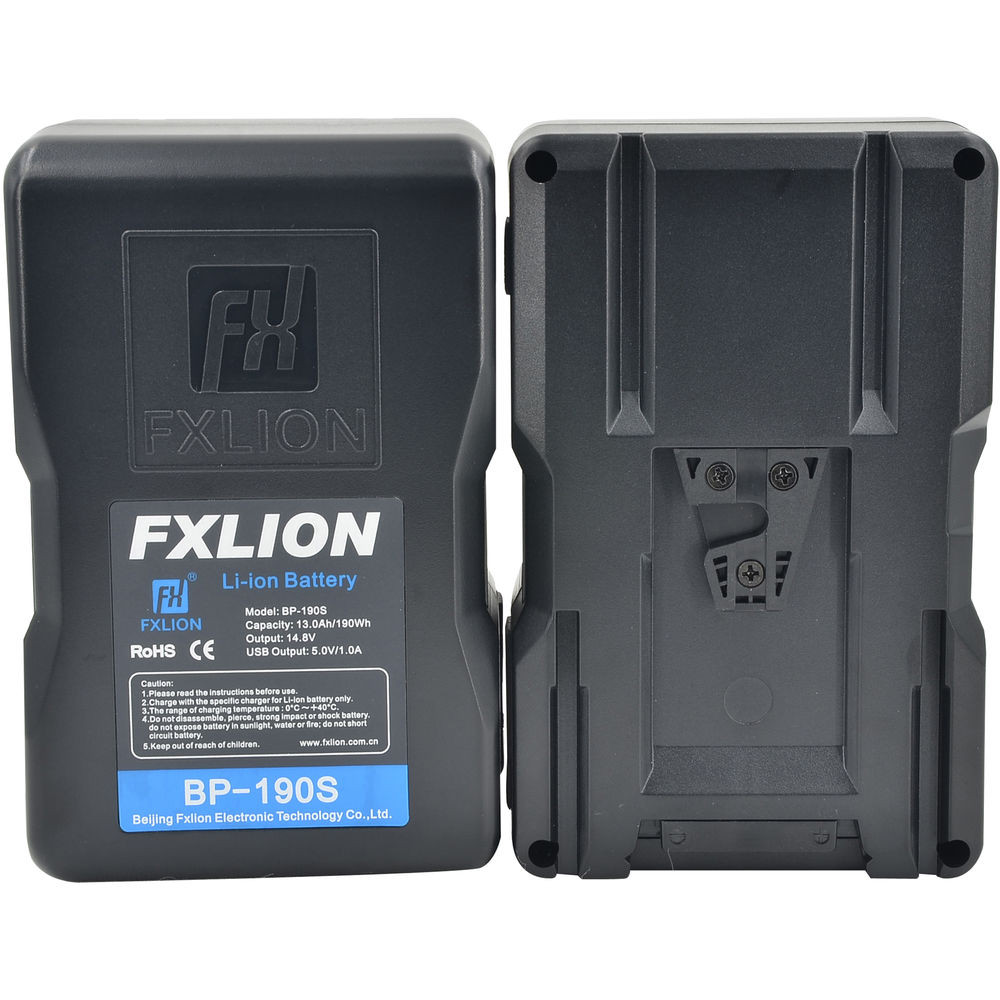 FXLion BP-190S V-mount Batterij (14.8V/13.0Ah/190Wh)