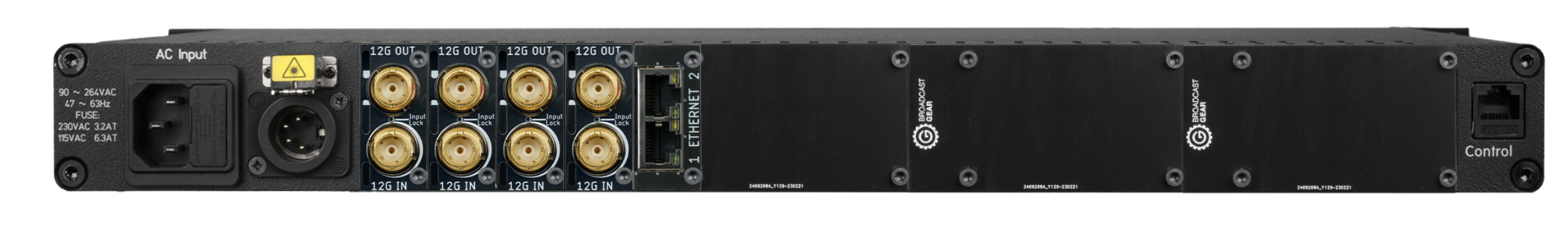 BroadcastGear - Fiber Mux 4x4 12G-SDI