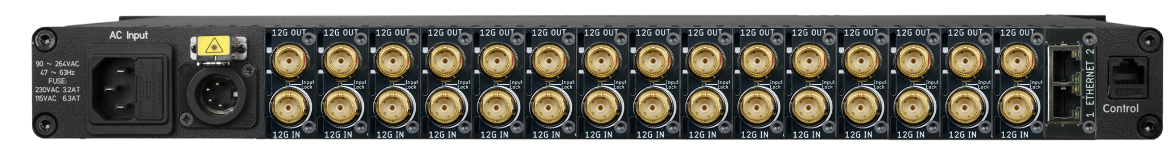 BroadcastGear - Fiber Mux 15x15 12G-SDI