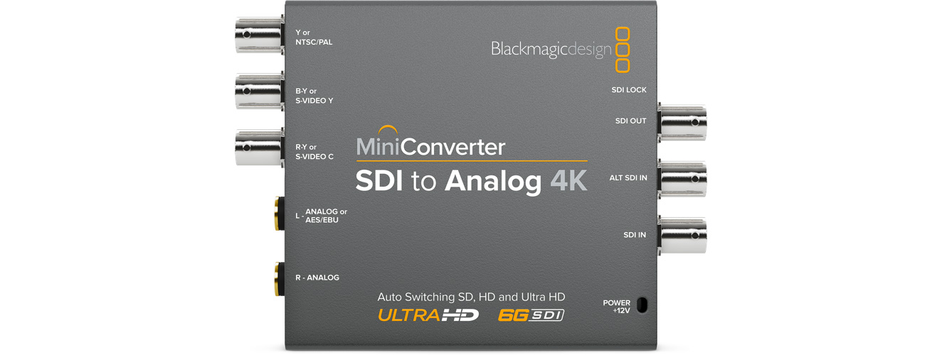 Blackmagic Mini Converter - SDI to Analog 4K