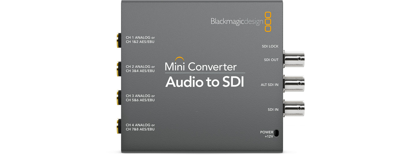 Blackmagic Mini Converter - Audio to SDI 2