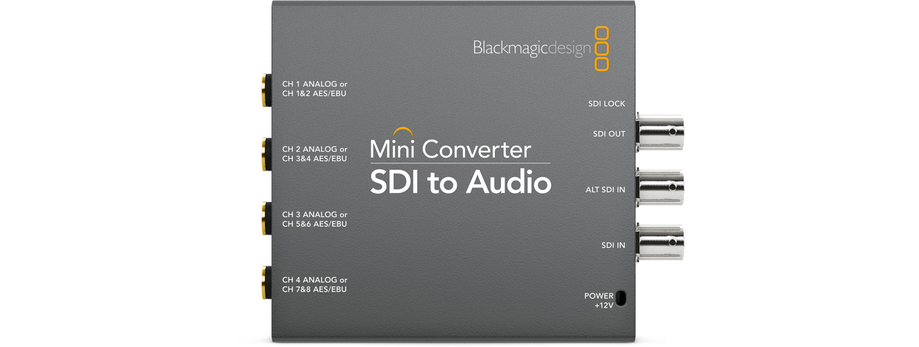 Blackmagic Mini Converter - SDI to Audio