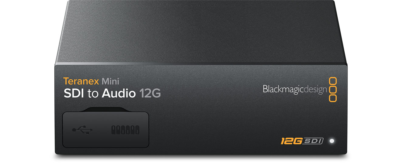 Blackmagic Teranex Mini - SDI to Audio 12G