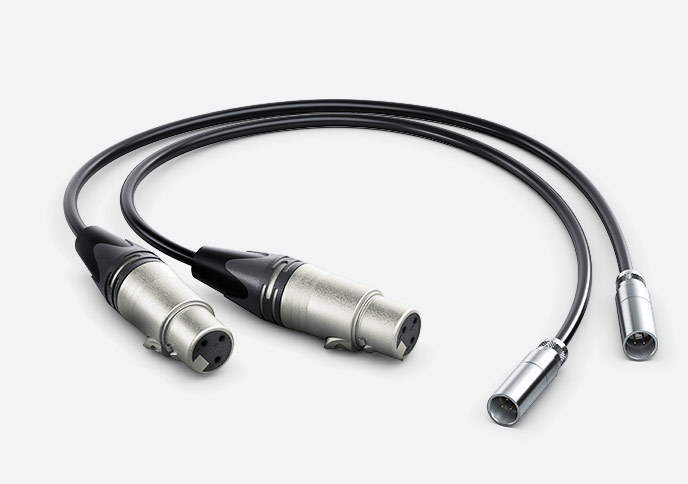 Blackmagic Video Assist Mini XLR Cables